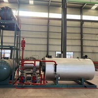 Chaudière à mazout horizontale YYQW, conception compacte, 350KW 700KW 1400KW 2100KW 3500KW 7000KW
