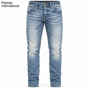 OEM <b>Mens</b> Straight Jeans Midweight Cotton Denim Wholesale Jeans Manufacturer for US <b>Mens</b> Jeans Brands Low MOQ - Product Image 5