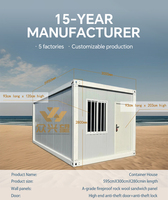 Bâtiment modulaire préfabriqué détachable à 2 étages avec mur-rideau en verre pour projets multi-unités, salle de réunion, bureau et chambre