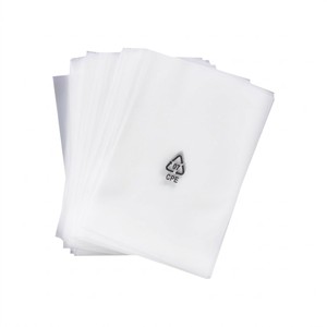 Bolsa Plana de Plástico CPE Esmerilado, Bolsa de Embalaje Blanca Lechosa, Tamaño Personalizado, Logotipo con Estampado en Caliente, Impermeable, para Difusor de Luz - Product Image 3