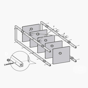 Estantes de almacenamiento de 5 niveles, nuevo diseño, para baño, sala de estar - Product Image 6
