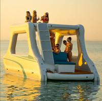 Yacht gonflable personnalisé gonfler bateau électrique maison de fête bateau pliable catamaran gonflable pour les loisirs de sports nautiques