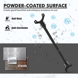 BEVINSEE E46 acciaio puntone posteriore puntone puntone barra torre per <span class=keywords><strong>BMW</strong></span> 323i 323ci 325i 325ci 328i 328ci 330i 330ci 1999-2004 2005 2006 - Product Image 6