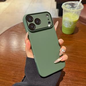 Coque de protection rigide effet seconde peau pour iPhone 16, couleur unie, couverture intégrale avec protection d'objectif intégrée, compatible avec Apple 17 Pro - Product Image 6