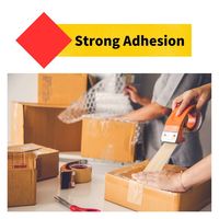 Ruban adhésif en papier kraft brun personnalisé, résistant à la chaleur, haute résistance, thermofusible, simple face, facile à déchirer, pour scellage de cartons avec logo, vente en gros