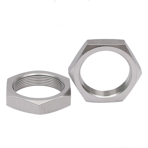 Écrous hexagonaux M5 M6 M8 10 noirs classe 4.8/8.8, écrous fins à dents fines, écrous hexagonaux larges, vis <span class=keywords><strong>de</strong></span> serrage - Product Image 4