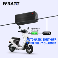 Personnalisé CE Rohs Portabilité Étanche 36V 48V 60V 72V 84V 25a 20a 15a 12a 10a 5a Li Ion Lifepo4 Chargeur de Batterie pour E-bike