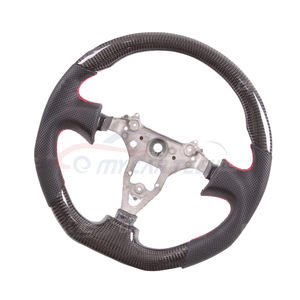 Support de commande en fibre de carbone et <span class=keywords><strong>volant</strong></span> en cuir pour Nissan GTR R34 R35 R36 - Product Image 2