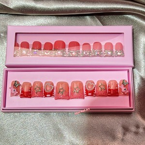 Échantillons Gratuits – Ongles Press-On de Luxe à Marque Privée, Faits Main, Personnalisés, Épais en Acrylique avec Strass, <span class=keywords><strong>Faux</strong></span> Ongles - Product Image 3