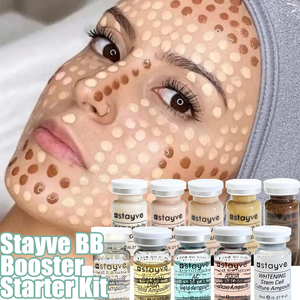 ชุดเซ็ตบำรุงผิวหน้า ZS Factory Price BB Booster Starter Kit รองพื้นกึ่งถาวร BB Foundation Pigment ผสมสารสกัด DNA ปลาแซลมอน เปปไทด์ ลดเลือนริ้วรอย - Product Image 2