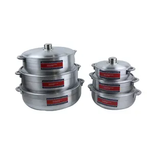 20-36cm 6pcs Aluminum Cookware Set The Hottest Pot In 2022 Aluminium Fry Pot Aluminum Cookware Sets