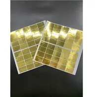स्वनिर्धारित लोगो के साथ 2 डी/3 डी प्रभाव शून्य के बाद छोड़ फाड़ सोने के रंग होलोग्राम स्टिकर