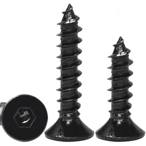 Tornillos de Cabeza Hexagonal Avellanada Negros para Escalada M3 M4 M5 M6 M8 Grado 8.8 DIN7991A - Product Image 4