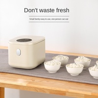 Cuisinière à riz électrique intelligente multifonction Zemkon pour 1 à 4 personnes, capacité de 2,5 L, fonction vapeur, tasse à mesurer numérique