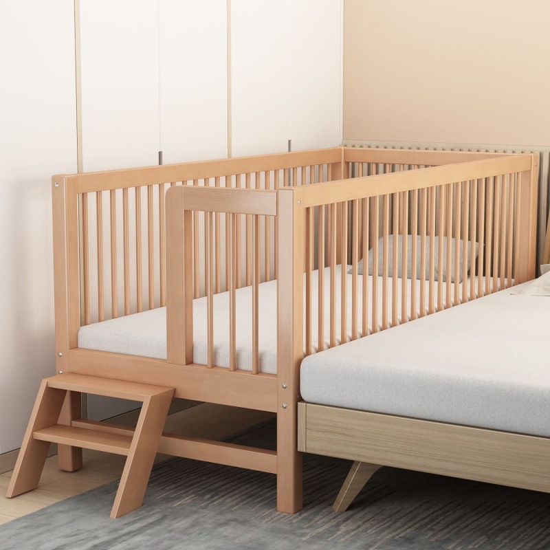 The four-sided tail ladder (beech wood) railing is 60 cm high.