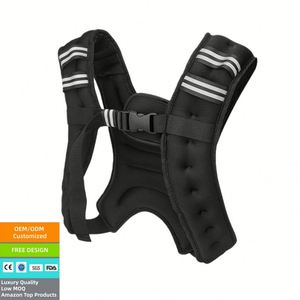 Gilet de course lesté réglable et respirant avec remplissage en sable de fer, idéal pour l'entraînement fonctionnel intensif pour hommes et femmes - Product Image 1