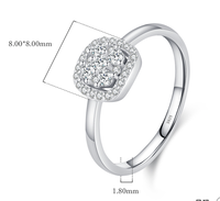 Bague de luxe en argent 925 avec moissanite taille brillant couleur D, sertie à griffes, pour femme, idéale pour fiançailles et mariage, bijoux fins étincelants et clairs