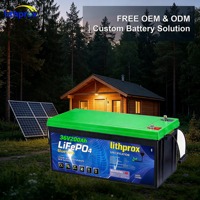 Batterie LiFePO4 à décharge profonde 36V 200AH Grade A pour stockage domestique, avec BMS intelligent CAN Bus, connecteur Anderson, 6000 cycles, CE RoHS IP67, OEM ODM