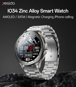 Yesido 1.43 'schermo AMOLED 3ATM <span class=keywords><strong>telefono</strong></span> chiamata a controllo rotante ricarica magnetica in lega di zinco Smart Watch IO34 - Product Image 2