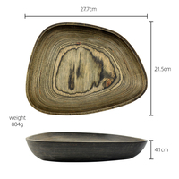 Ustensile en bois Usine CHÊNE Acacia Bois Pakka Mariage Dessert D'anniversaire Décoration De Table En Bois de Plateau De Gâteau de Dessert Plateau Plats