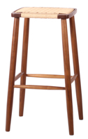 Tabourets de cuisine, tabourets de bar de hauteur comptoir, chaises hautes pour le petit-déjeuner, tabouret de bar avec revêtement en rotin
