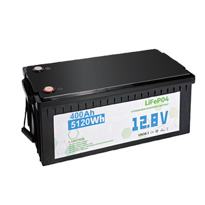 Batterie LiFePO4 12,8V 400Ah 5120Wh pour camping-car, bateau, chariot élévateur, stockage d'énergie, alimentation de secours extérieure - Product Image 1