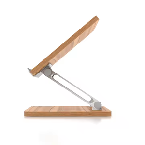 Ergonomic Folding Wooden Phone and <b>Tablet</b> <b>Stand</b> Adjustable Height <b>for</b> Laptop and Mobile Devices New Product - Product Image 5