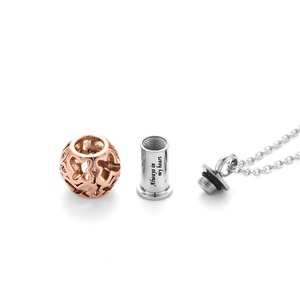 Pendentif papillon creux en acier inoxydable pour cendres, bijou commémoratif, collier pendentif pour cérémonie funéraire - Product Image 6