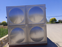 Réservoir de stockage d'eau potable en acier inoxydable sanitaire de qualité alimentaire pour la maison