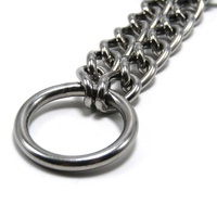 Collier pour chien en chaîne martingale en acier inoxydable de 25 mm, vente chaude