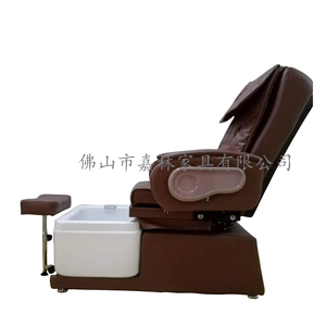 Moderno Redining Pedicura Spa Sillas Sin Fontanería Lujo Salón de Uñas Negro Pedicura Silla Pie Spa Masaje y Manicura Mesa Set - Product Image 4