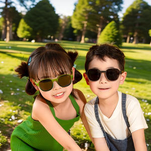 Lunettes de soleil pliables unisexes pour enfants, protection UV400, monture TR90, verres TAC, monture intégrale, protection solaire polarisée pour enfants - Product Image 4