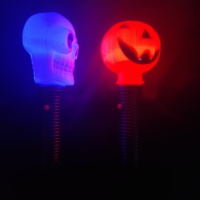 Nouveau Halloween enfants jouets Led spinner baguette fête allumer citrouille fantôme filature baguette