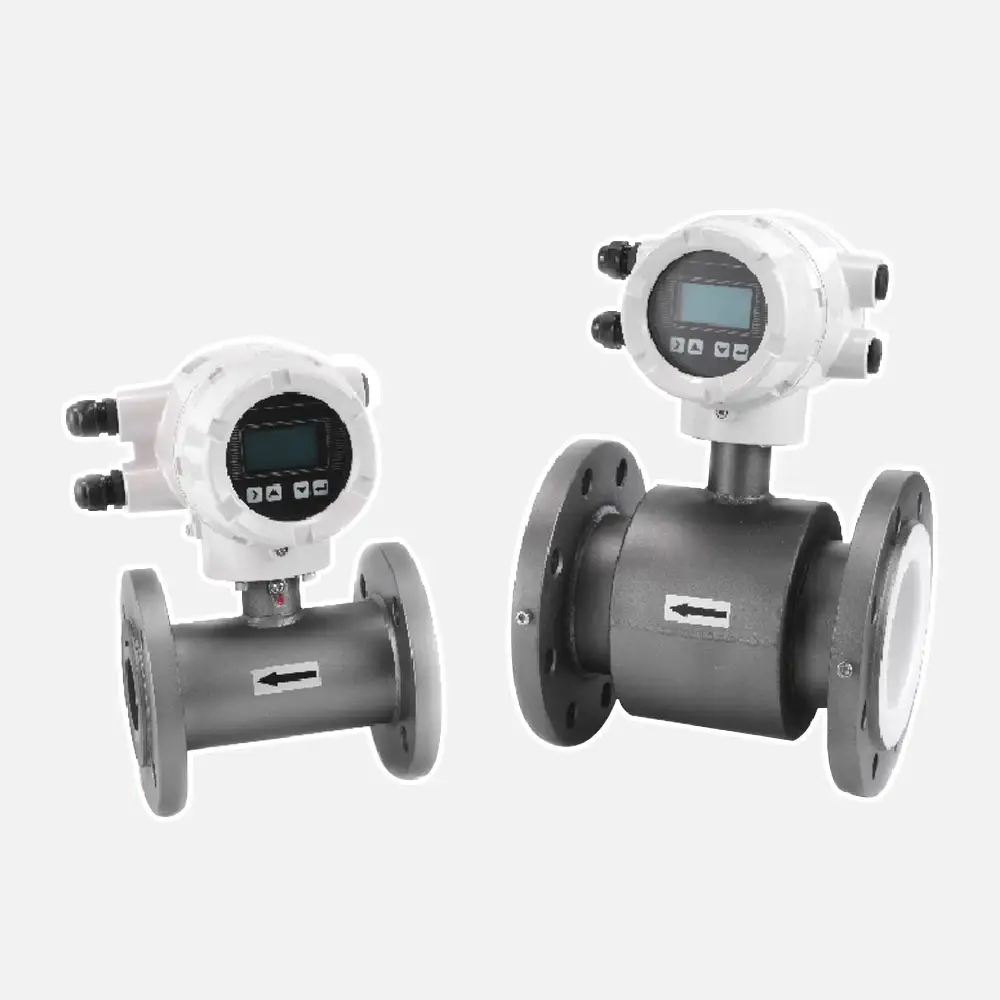 China factory price digital display liquid water electricity magnetic inductive flow meter