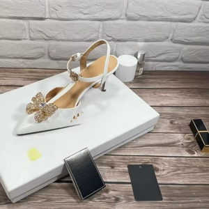 รองเท้าส้นสูงดีไซน์เนอร์สำหรับผู้หญิง คอลเลคชั่นใหม่ล่าสุด คุณภาพสูง หรูหรา สำหรับฤดูร้อน สวยเก๋ เซ็กซี่ - Product Image 3