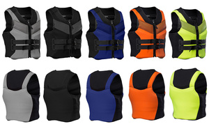 Logotipo de impresión personalizado Deportes acuáticos Natación Chalecos salvavidas <span class=keywords><strong>Chaleco</strong></span> para <span class=keywords><strong>pesca</strong></span> marítima Adultos Mujeres Wake Board Rafting <span class=keywords><strong>Chaleco</strong></span> salvavidas - Product Image 4