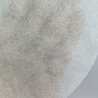 Feuille de masque facial de raisin de mer 38gsm Gel de soins de la peau masque facial devient transparent lorsque le tissu humide unisexe collagène comprimé