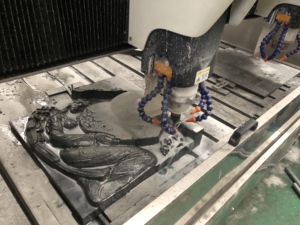 Machine de gravure laser CNC à tête simple/multiple pour la pierre, le <span class=keywords><strong>marbre</strong></span>, le granit – Machine de sculpture de précision pour pierres tombales et sculptures - Product Image 3