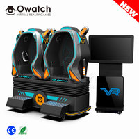 Simulateur de réalité virtuelle Owatch Egg 9D VR Chair à haut rendement pour parc d'attractions