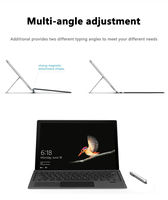 Clavier sans fil rétroéclairé 7 couleurs avec pavé tactile pour Microsoft Surface Pro 3-10, compatible Windows 11, à mécanisme ciseaux, neuf, vente en gros