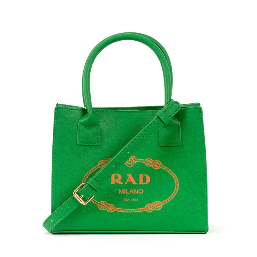Wholesale Custom Vegan Leather I Speak Fluent French Mini Tote Bag Handbag for Kids Girls Women Purses