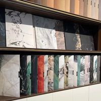 Panneau mural décoratif en PVC UV effet marbre, anti-humidité, pour la rénovation intérieure des appartements et salons