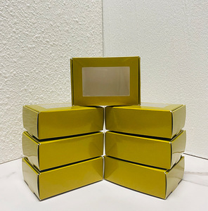 Cajas de Papel Blanco para Galletas y Pasteles, Cajas para Regalos de San Valentín con Ventana para Donuts, Chocolate y Fresas - Product Image 5