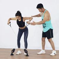 Appareil d'entraînement multifonctionnel pour la maison : Corde de traction à ventouse, design dynamique, pour exercices des bras et des pectoraux, entraînement de perte de poids