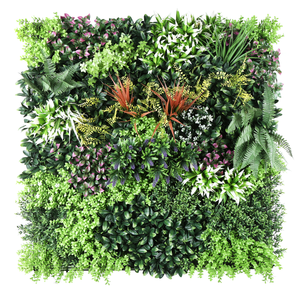 Nuevo Modelo de Pared Verde Vertical Personalizable Resistente a los Rayos UV, Césped Artificial de Plástico, Seto de Plantas Artificiales para Eventos Comerciales, Interiores y Bodas - Product Image 1