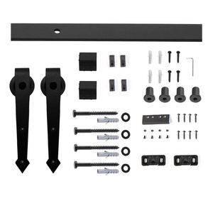 WEKIS Brass/Steel Barn Door Hardware System with Screw Installation for Bedroom & Outdoor Use-Modern Sliding Door - Product Image 1