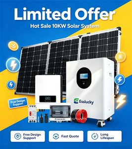 Système de montage solaire hybride sur toit 6kW 10kW 12kW 20kW avec contrôleur MPPT au lithium-ion et kit d'alimentation domestique connecté au réseau - Product Image 5