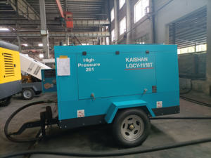 Compresseur d'<span class=keywords><strong>air</strong></span> à vis diesel portable Kaishan LGCY-11/18T 11m³/min 18bar pour forage DTH et équipement minier - Product Image 4