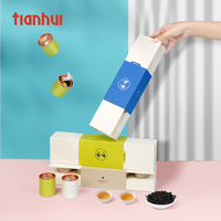 Tianhui pieghevole carta riciclabile scatola di cartone Mini contenitore di carta per Matcha set di imballaggio regalo