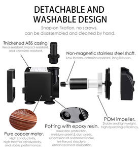 Mini Bomba de Água Submersível Ajustável e Ultrassilenciosa para Aquários e Climatizadores de Ar - Product Image 4